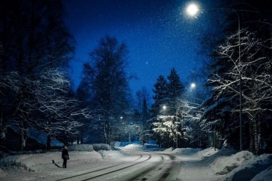 Зимняя ночь (131 фото)