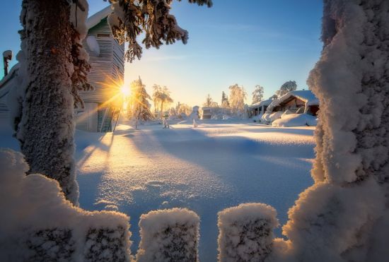 Доброе утро зима природа (90 фото)
