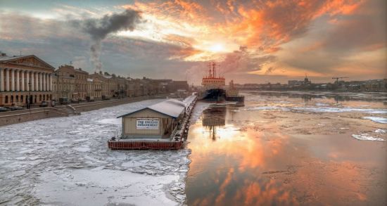 Нева зимой (50 фото)