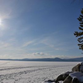 Озеро Тургояк зимой (61 фото)