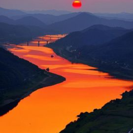 Река оранжевая (68 фото)