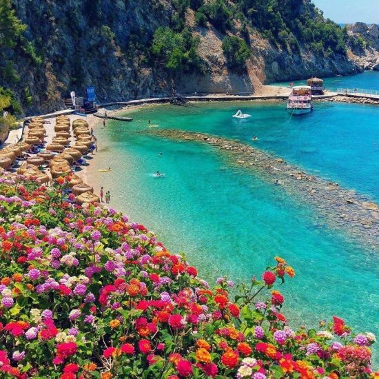 Красивые пляжи Турции (52 фото)