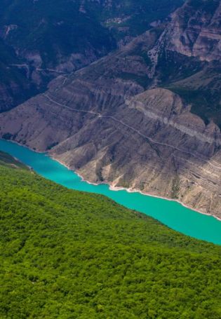 Река Сулак в Дагестане (70 фото)