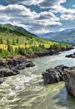 Реки Республики Алтай (44 фото)