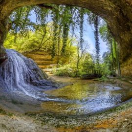 Шакуранский водопад в Абхазии (62 фото)