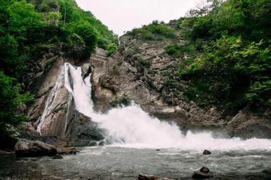 Хучнинский водопад (49 фото)