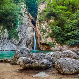 Агурские водопады (52 фото)