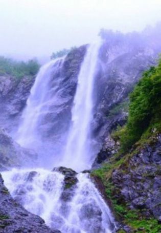 Водопад Поликаря красная Поляна (30 фото)