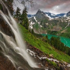 Водопады Алтая (59 фото)