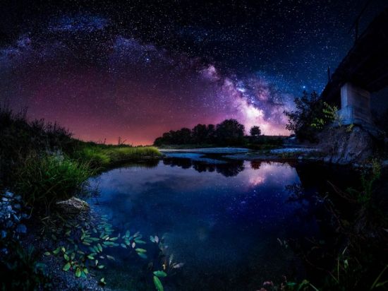 Красивое Звёздное небо ночью (37 фото)
