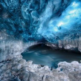 Ледяная пещера (29 фото)