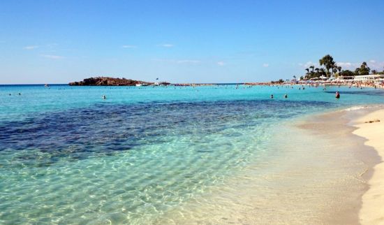 Кипр Айя Напа Нисси Бич пляж (58 фото)