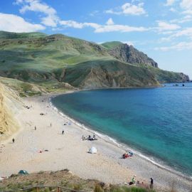 Пляж Меганом в Крыму (54 фото)