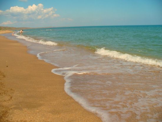 Пляж Песчаная балка Приморский (69 фото)