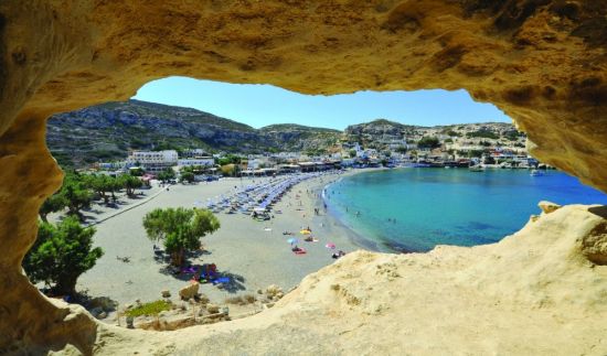 Пляж Матала Крит (57 фото)