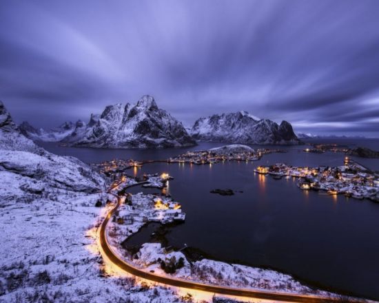 Фьорды Норвегии зимой (53 фото)
