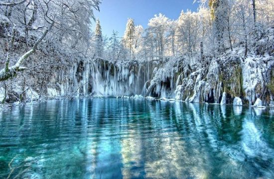 Плитвицкие озера зимой (55 фото)