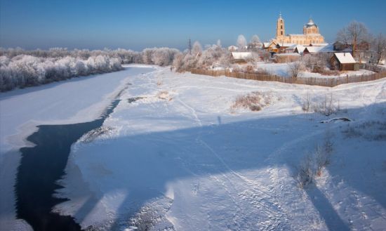 Река Ока зимой (57 фото)
