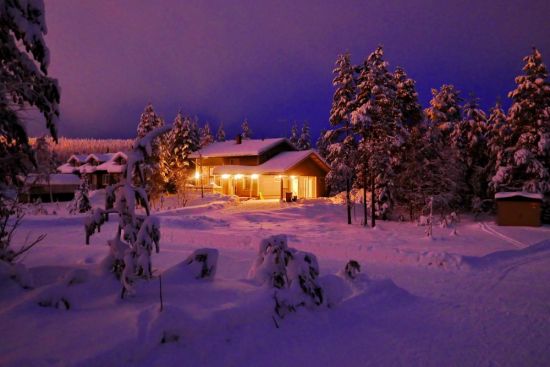 Теплого зимнего вечера (54 фото)