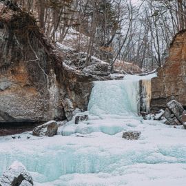 Кравцовские водопады зимой (60 фото)