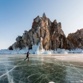 Байкал зимой люди (57 фото)