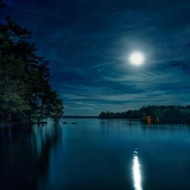 Ночь озеро Луна (59 фото)