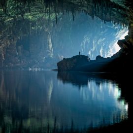 Озеро в пещере (58 фото)