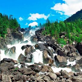 Водопад Учар Алтай (57 фото)