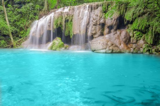Голубой водопад (57 фото)