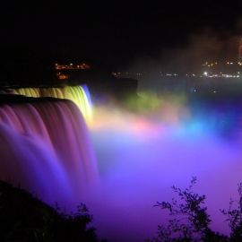 Ниагарский водопад ночью (58 фото)