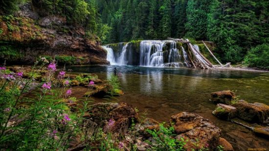 Самые красивые водопады России (58 фото)