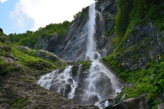 Водопад на красной Поляне Поликаря (60 фото)