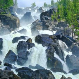 Чульчинский водопад Алтай (58 фото)