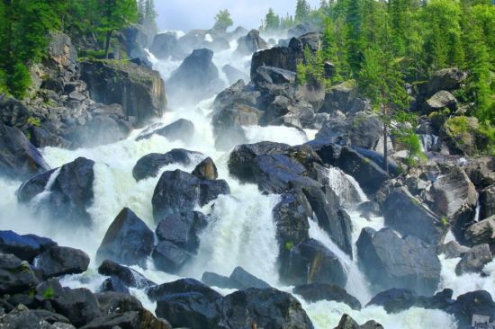 Чульчинский водопад Алтай (58 фото)