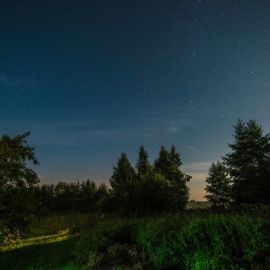 Ночное небо в деревне (57 фото)