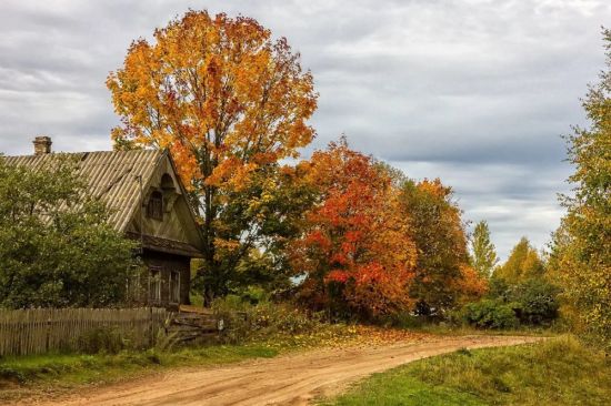 Осень в селе (57 фото)