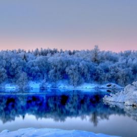 Синяя зима (58 фото)