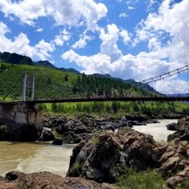 Ороктойский мост горный Алтай (60 фото)