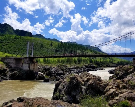 Ороктойский мост горный Алтай (60 фото)
