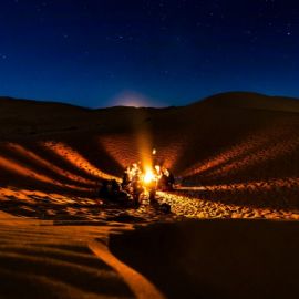 Пустыня ночью (57 фото)