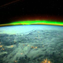 Северное сияние из космоса (51 фото)