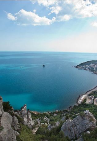 Голубой залив Крым (59 фото)
