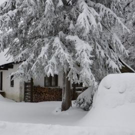 Деревня в снегу (57 фото)