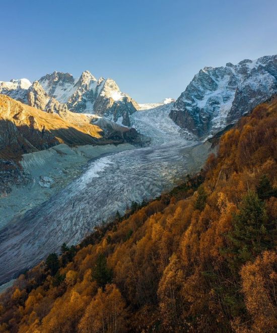 Караугомский ледник Северная Осетия (54 фото)