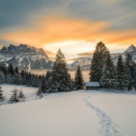 Заснеженные Альпы (49 фото)
