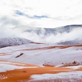 Снег в пустыне (45 фото)