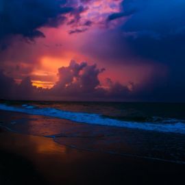 Ночной морской берег (55 фото)