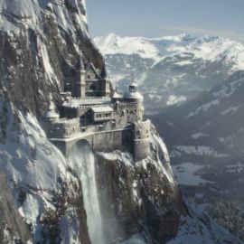 Замки в горах Швейцарии (56 фото)
