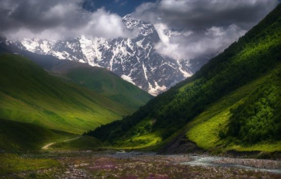 Горы Кавказа пейзаж (57 фото)