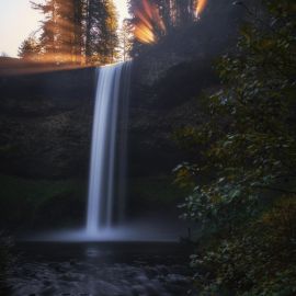 Лесной водопад (59 фото)
